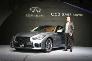 Tsai Wen-rong, president of Yulon Nissan, agent in Taiwan of Nissan and Infiniti and 2014's No.2 auto vendor in Taiwan by sales volume. (photo from UDN)