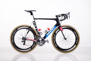 A high-end road racer by Giant, a major global vendor of high-end bicycles headquartered in Taiwan. (photo from Giant)