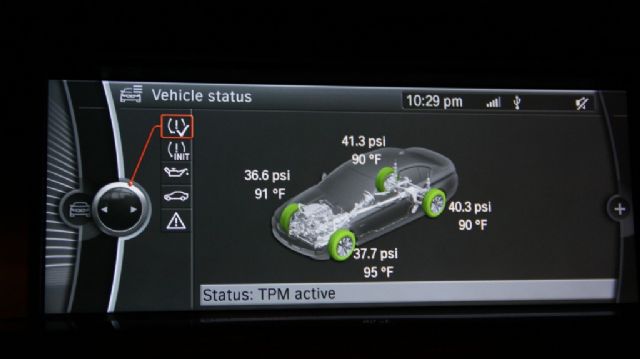 TPMS is an electronic system that monitors air pressure inside tires on various vehicles. (photo from Internet)