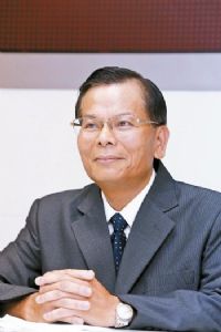 Jiang Ching-hsing, president of Nankang Rubber, a major tire maker in Taiwan. (photo from UDN)