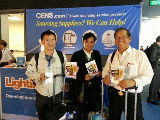 CENS’ publications, including "Taiwan Lighting," are proven sought-after among foreign buyers at the show.