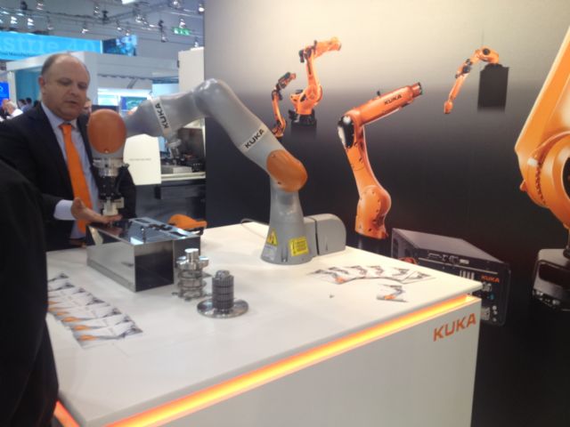 Kuka’s LBR (lightweight intelligent robot) iiWA opens a new era in sensitive robotics.