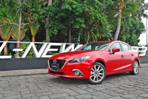 Mazda Taiwan ranks the No. 5 auto vendor in October by selling 2,155 new cars, of which the imported Mazda 3 subcompact and CX-5 SUV account for the majority. (photo of Mazda 3)