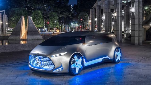 Mercedes-Benz's self-driving EV, the "Generation Z" self-driving BEV, unveiled recently. (photo from Internet)