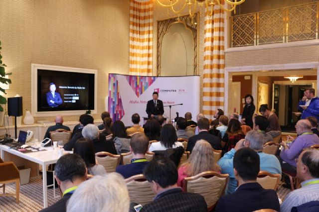TAITRA held an international pre-show press conference during this year’s CES in Las Vegas, the U.S.