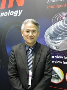 Calin Technology's general manager M.J. Chuang (photographed by Wong Yong-chuan).