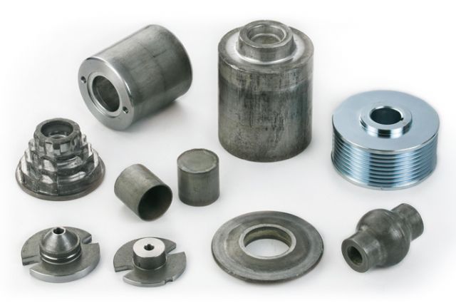 Samples of Grand Forging's products.