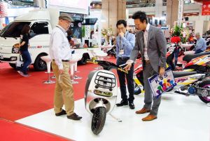 Taiwan's tuning accessories were the main products at MOTORCYCLE TAIWAN (photo courtesy of TAITRA).