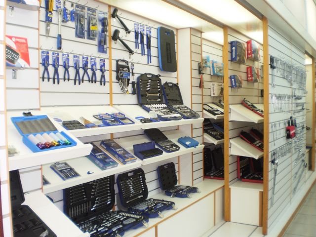 A-Kraft's showroom displays a variety of hand tools the OEM maker has developed.