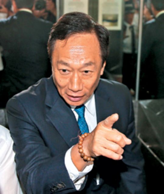 Terry Guo, chairman of Hon Hai Group.
 (photo from UDN)