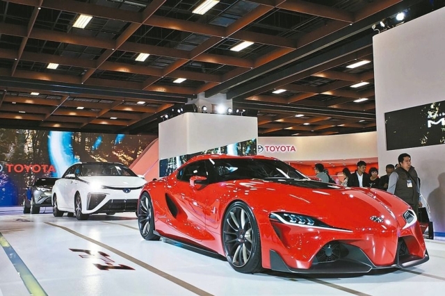 Toyota`s earlier launched FCV. (photo provided by UDN.com)