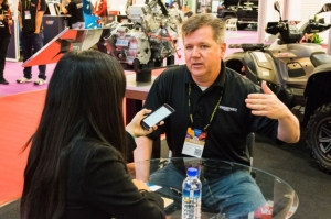 Exclusive Interview with Editor-in-chief in PSB</h2><p class='subtitle'>He points out building OEM partnership as a savvy strategy for Taiwanese suppliers trying to penetrate U.S.'s powersports market</p>