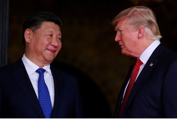 圖為中國領導人習近平與美國總統川普。路透社
