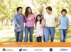 台湾物联网电信商优纳比在今年CES国际大展推出「家庭4.0」产品系列。 优纳比/提供