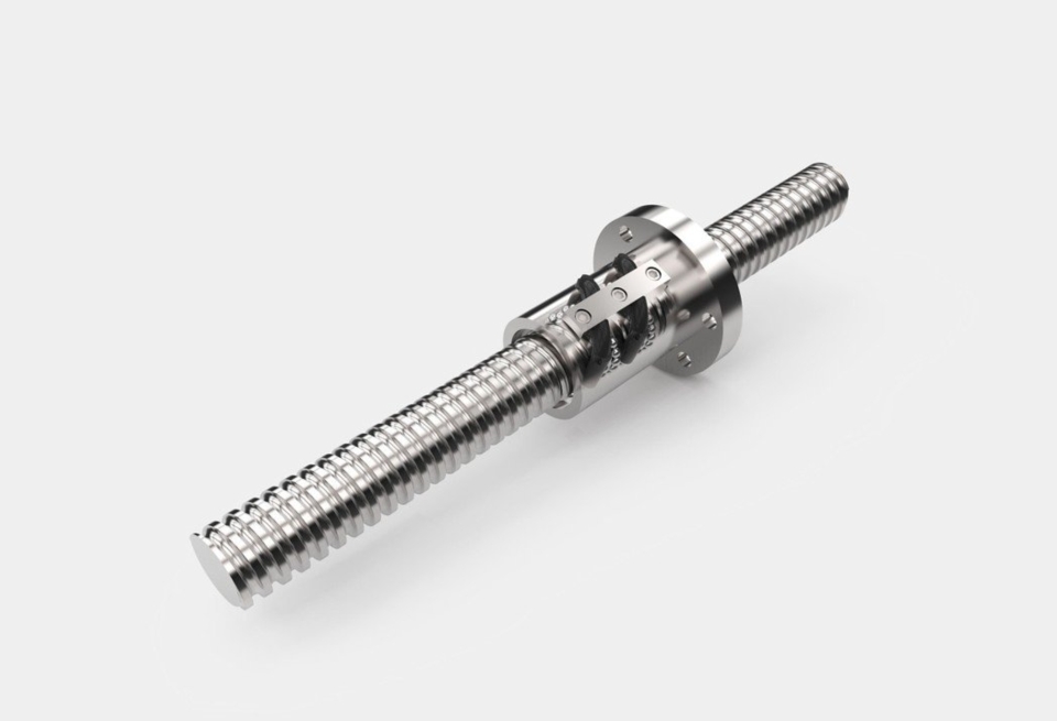 銀泰科技靜音型滾珠螺桿適用於導程12mm以下的塑膠循環彎管，可降低4~5dBA。 銀泰科技／提供