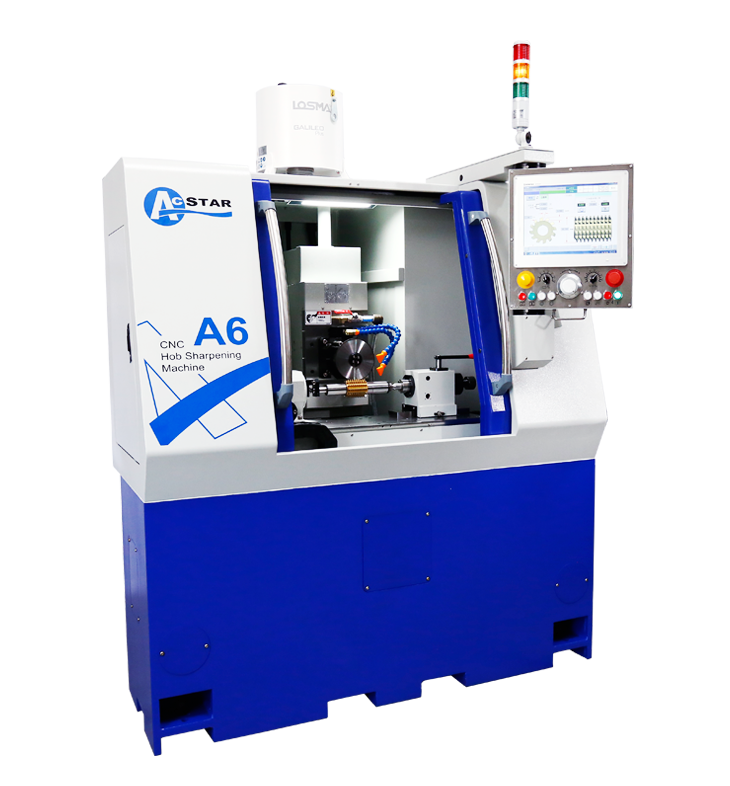 宏旺精密機械(ACSTAR)機械有限公司新推出CNC A6型滾齒刀修銳研磨機。 宏旺精密／提供