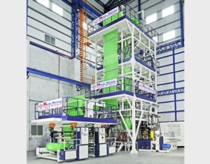 MULTI LAYER CO-EXTRUSION HIGH SPEED BLOWN FILM LINE (photo courtesy of Kung Hsing)