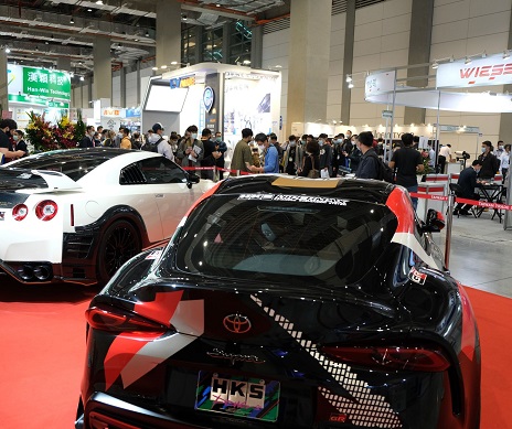 A modified car on display at Taipei AMPA. (Photo courtesy of TAITRA)
