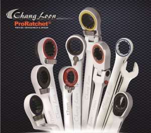 Chang Loon's ProRatchet® family with high-precision gear wrenches. (Photo courtesy of Chang Loon)