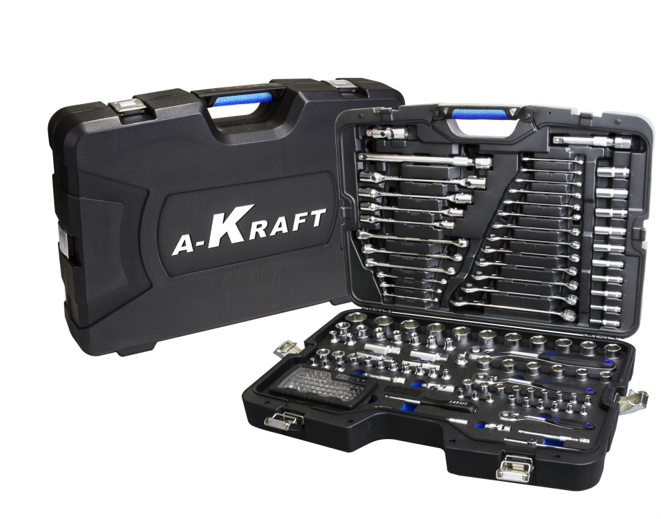 A-KRAFT offers quality hand tool combination sets. (Photo courtesy of A-KRAFT)