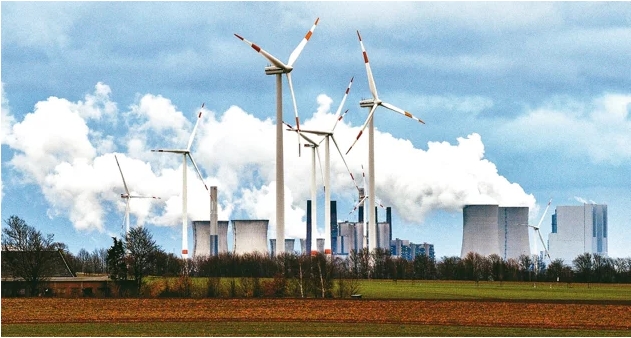 各國積極發展乾淨能源，引領全球邁進「新工業時代」，到2020年代末，相關產值可達千億美元。（美聯社）