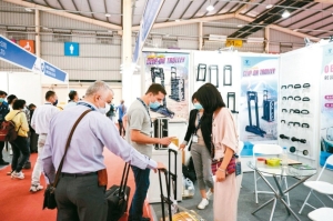 台灣國際五金工具博覽會去年展況熱絡。圖／主辦單位提供