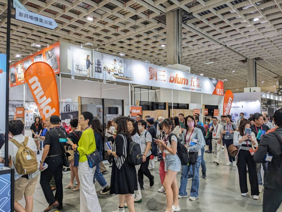 With 300 exhibitors and over 1,000 booths, this landmark event promises to be the most significant annual gathering for interior designers in Taiwan. (Photo courtesy of Economic Daily News)