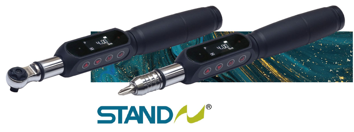 OLED Digital Torque Screwdriver & OLED Digital Torque Wrench.
(Photo provided by STAND TOOLS)