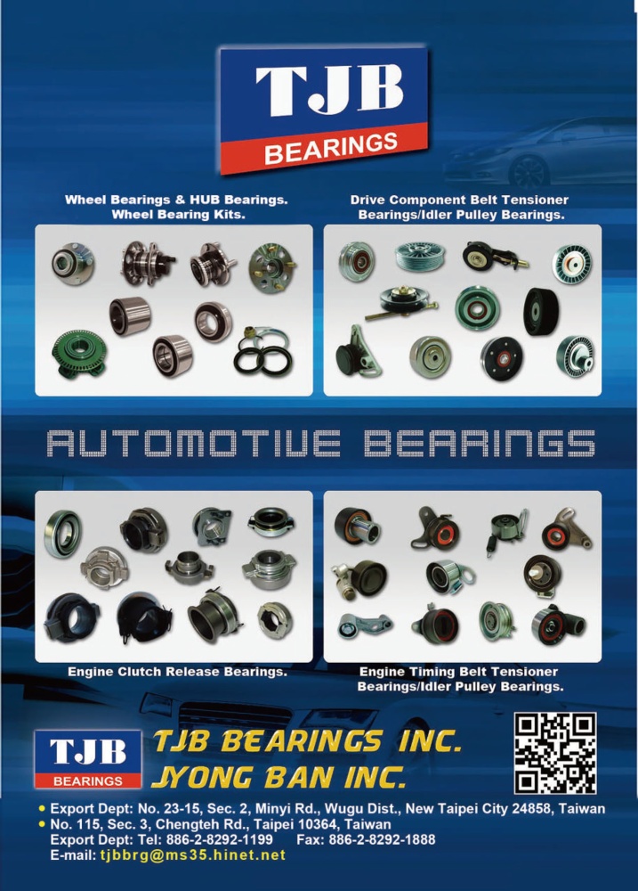 Taipei Int'l Auto Parts & Accessories Show (AMPA) TJB BEARINGS INC.