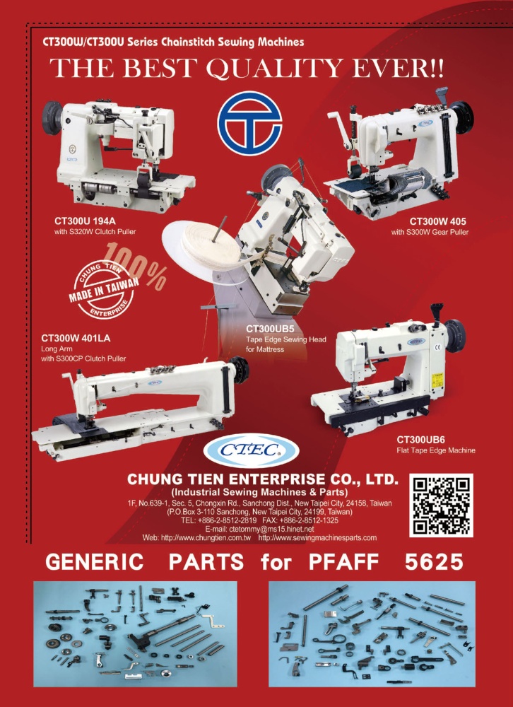 Who Makes Machinery in Taiwan CHUNG TIEN ENTERPRISE CO., LTD.