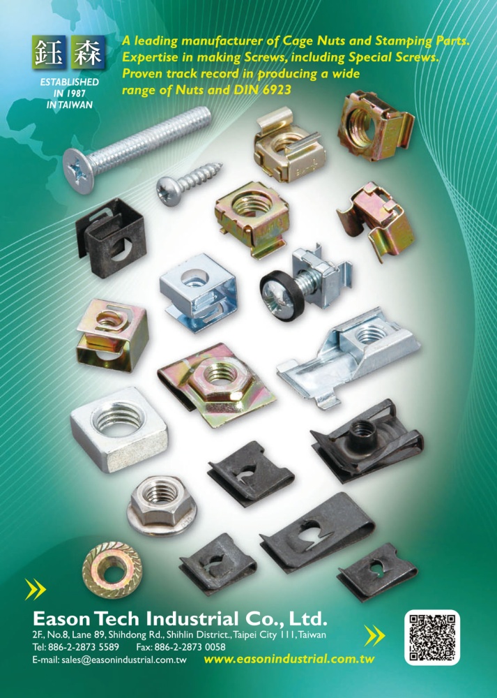 Taiwan International Fastener Show EASON TECH INDUSTRIAL CO., LTD.