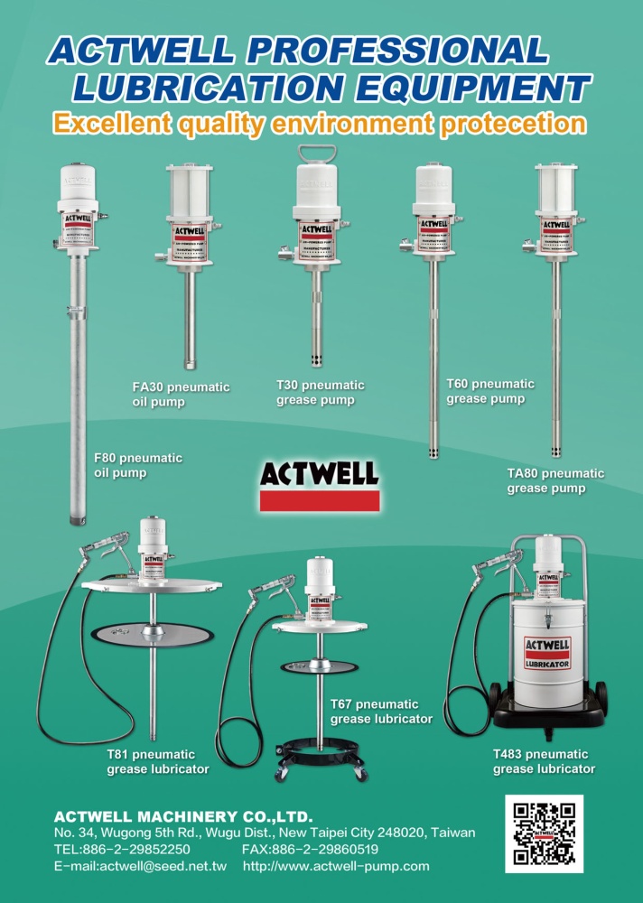 TTG-Taiwan Transportation Equipment Guide ACTWELL MACHINERY CO., LTD.