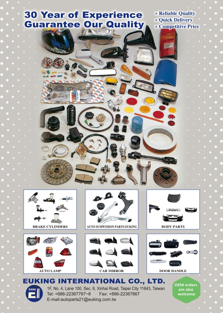 TTG-Taiwan Transportation Equipment Guide EUKING INTERNATIONAL CO., LTD.