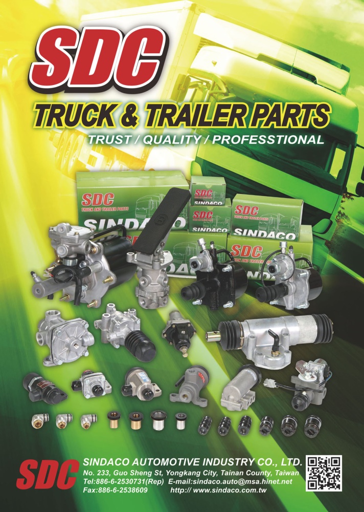 TTG-Taiwan Transportation Equipment Guide SINDACO AUTOMOTIVE INDUSTRY CO., LTD.