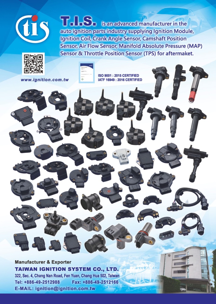 TTG-Taiwan Transportation Equipment Guide TAIWAN IGNITION SYSTEM CO., LTD.