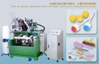 NC Brush Hole-punching and Flock-adhering Machines