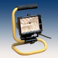 500W Portable Halogen Worklight with Cast Aluminum Housing