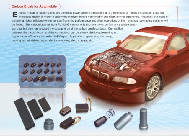 Carbon Brush for Automobile