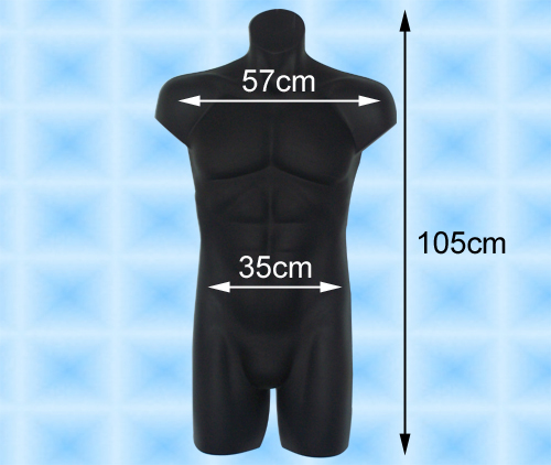 Large-sized Male Torso Mannequin