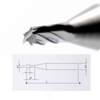 Multiple-flute end Mills