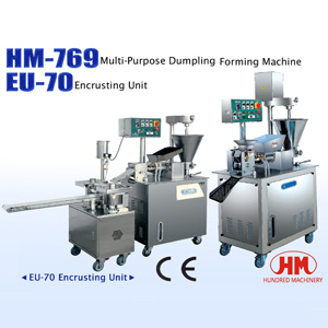 Multi-Purpose Dumpling Forming Machine / EU-70 Encrusting Unit