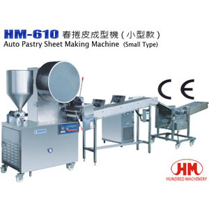 Auto Spring Roll / Pastry Sheet Making Machine
