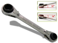 Universal 4-Way Ratchet Box Wrench