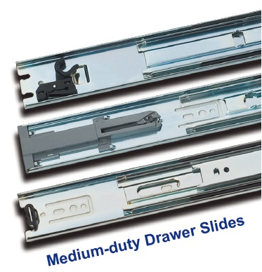 Medium-duty Drawer Slide / Steel ball-bearing slide