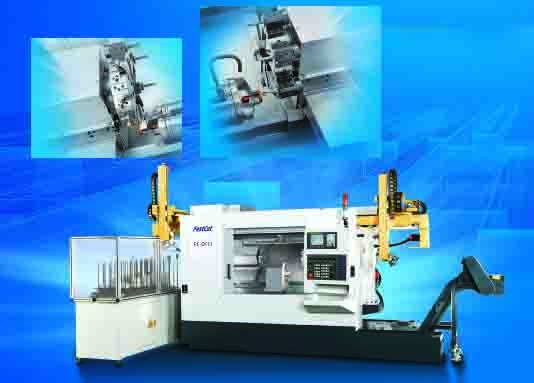 Both end cutting CNC Lathe