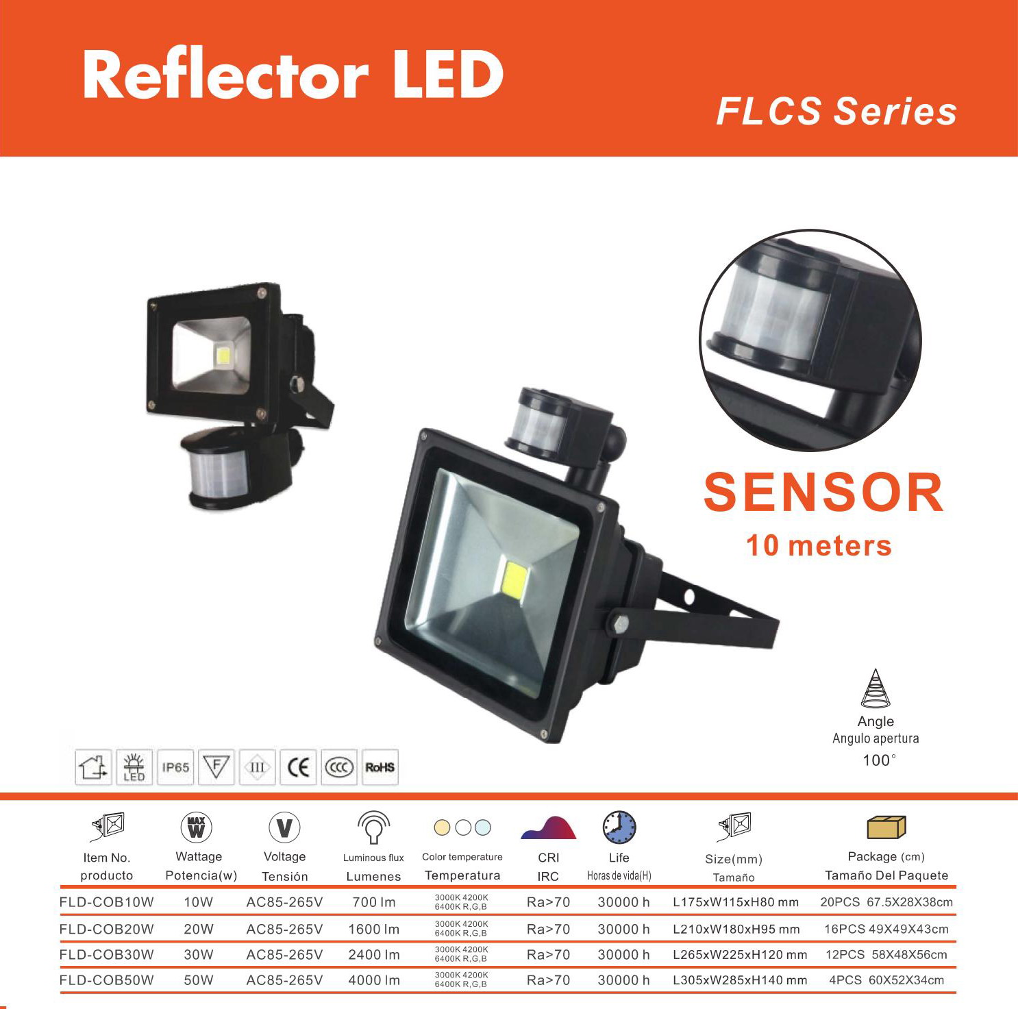 FLOOD LED COB