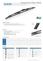 Super Conventional Wiper Blade