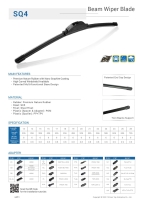 SQ4 Flat Wiper Blade