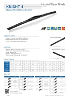 K4CF Carbon Fiber Hybrid Wiper Blade