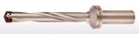 Straight shank spade drills, helical flute